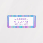 Meisjes met moderne persoonlijke naam kleding labels (Design 1)