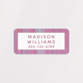 Meisjes met moderne persoonlijke naam kleding labels (Design 2)