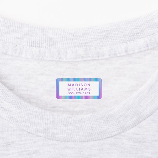 Meisjes met moderne persoonlijke naam kleding labels (Aangebracht)