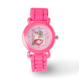 Meisjes met polshorloges - Meerkleurige Unicorn Horloge