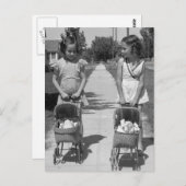 Meisjes met poppen, 1941 briefkaart (Voorkant / Achterkant)