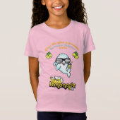 Meisjes met roze limonade Dolphin T-Shirt (Voorkant)