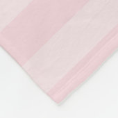 Meisjes met roze slaapzool en Kinder naam Fleece Deken (Hoek)