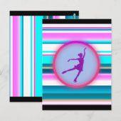 Meisjes met schaatsen briefkaart (Voorkant / Achterkant)