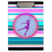 Meisjes met schaatsen klembord (Voorkant)