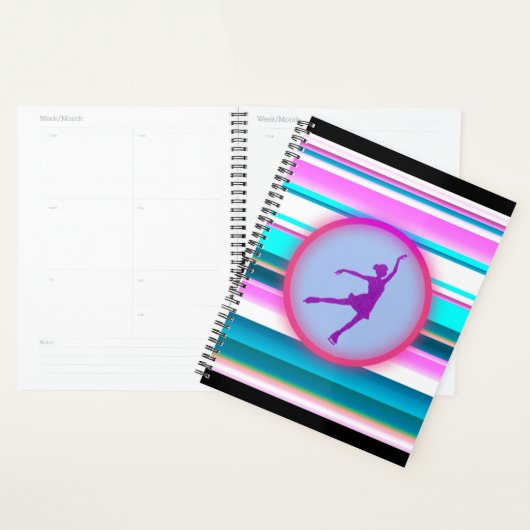 Meisjes met schaatsen planner (Display)