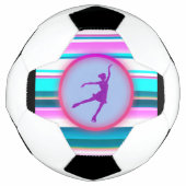 Meisjes met schaatsen voetbal (Voorkant)