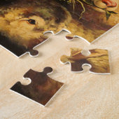 Meisjes met schapen Oude meesters schilderen Legpuzzel (Zijkant)