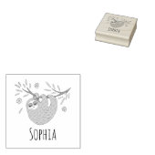 Meisjes met slaapzalen en huisdieren rubberstempel (Gestempeld)