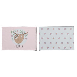 Meisjes met slaapzalen en noem Kinderen Kussensloop