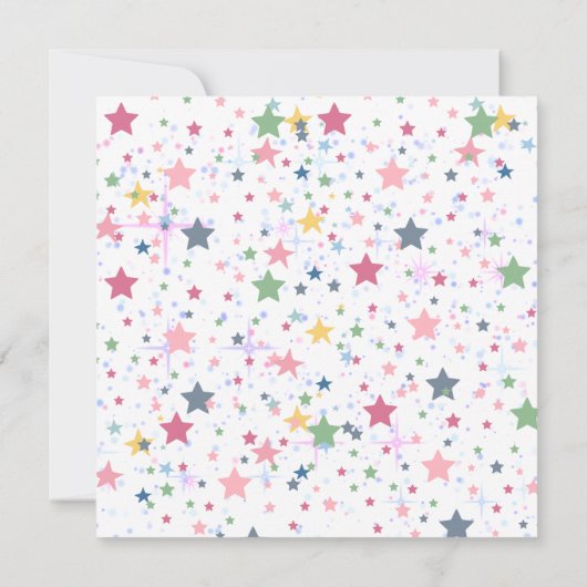 Meisjes met tumbling Gymnastiek Birthday Party Inv Kaart (Achterkant)