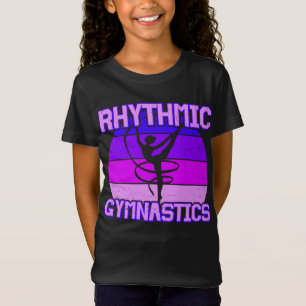 Meisjes met verminderde ritmische gymnastiek t-shirt