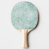 Meisjes Mint White Leopard Print Tafeltennisbatje (Achterkant)