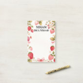 Meisjes Mitzvah-notitie Joods Post-it® Notes (Op bureau)