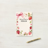 Meisjes Mitzvah-notitie Joods Post-it® Notes (Op bureau)