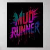 Meisjes modderloop squad loopster modder zusters m poster (Voorkant)