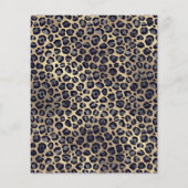 Meisjes Mode Nacht Feestuitnodiging Flyer (Achterkant)