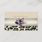 Meisjes Modern Charming, luipaard afdrukken Visitekaartje (Voorkant)