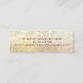 Meisjes Modern Professional, Bokeh Lotus Mini Visitekaartje (Achterkant)