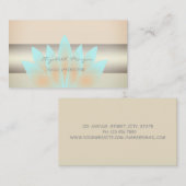 Meisjes Modern Professional Charming, Lotus Visitekaartje (Voorkant / Achterkant)