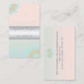 Meisjes Modern Professional Charming, Lotus Visitekaartje (Voorkant / Achterkant)