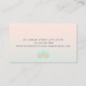 Meisjes Modern Professional Charming, Lotus Visitekaartje (Achterkant)