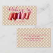 Meisjes Modern Professional, lipstick Visitekaartje (Voorkant / Achterkant)