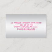 Meisjes Modern Professional, lipstick Visitekaartje (Achterkant)