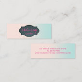 Meisjes Modern Professional Mini Visitekaartje (Voorkant / Achterkant)