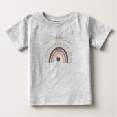 Meisjes Modern Rainbow Paw Print Hond T-shirt (Voorkant)