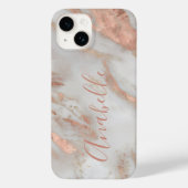 Meisjes modern roos goud glitter elegant name scri Case-Mate iPhone case (Achterkant)