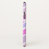 Meisjes Modern Roze Geometric Aangepast Monogram Case-Mate iPhone Case (Achterkant / rechts)