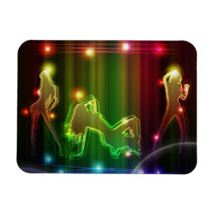 Meisjes Modern Trendy Neon Lights Magneet