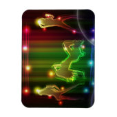 Meisjes Modern Trendy Neon Lights Magneet (Verticaal)