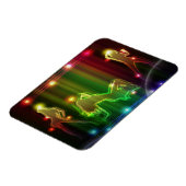 Meisjes Modern Trendy Neon Lights Magneet (Linkerzijde)