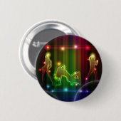 Meisjes Modern Trendy Neon Lights Ronde Button 5,7 Cm (Voorkant /achterkant)