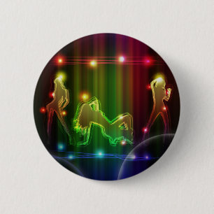 Meisjes Modern Trendy Neon Lights Ronde Button 5,7 Cm