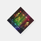 Meisjes Modern Trendy Neon Lights Servet (Hoek)