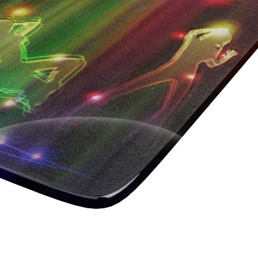 Meisjes Modern Trendy Neon Lights Snijplank (Hoek)