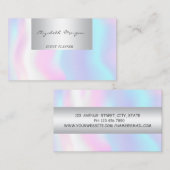 Meisjes Moderne Professionele Holographic Visitekaartje (Voorkant / Achterkant)