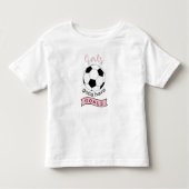Meisjes moeten doelen hebben voetbal peuter T-shir Kinder Shirts (Voorkant)