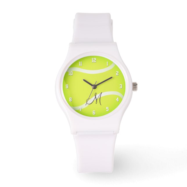 Meisjes monogram tennisser horloge (Voorkant)