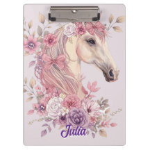 Meisjes Mooie Paardjes Pastel Bloemen Paard