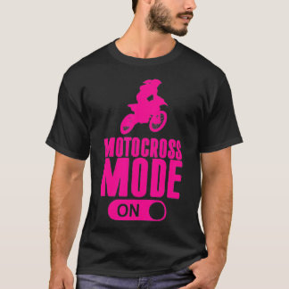 Meisjes Motocross Mode Op Dirt Bike Gift Schattige T-shirt