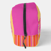 Meisjes naam schattig pony waterverf sinaasappel r toilettasje (Rechts)