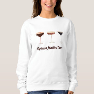 Meisjes Nacht Espresso Martini Crew Matching Sweat Trui