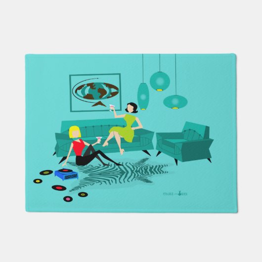 Meisjes nacht in deurmat (Voorkant)