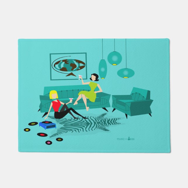 Meisjes nacht in deurmat (Voorkant)