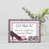 Meisjes nacht in PJ Kaart (Staand voorkant)