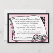 Meisjes nacht in PJ Kaart (Achterkant)